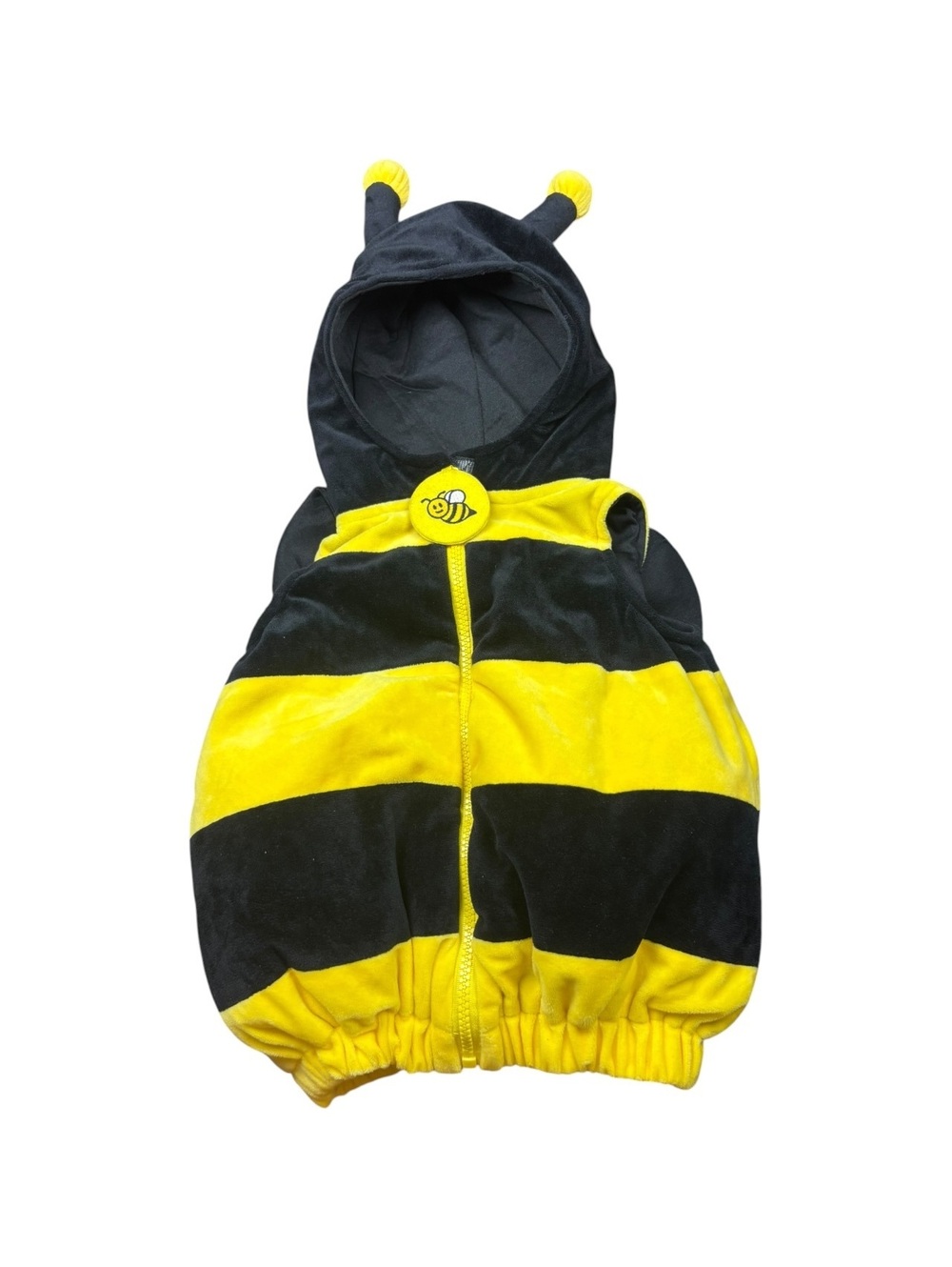 Bee Costume Baby Velour Y2K Hooded Halloween Romper Bunz Kid